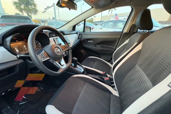 Nissan Versa SV 2022 -3954-seats front-franco-auto-motors-used-cars-for-sale-miami