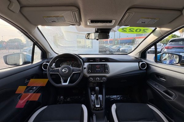 Nissan Versa SV 2022-3955-inside-blue-franco-auto-motors-used-cars-for-sale-miami